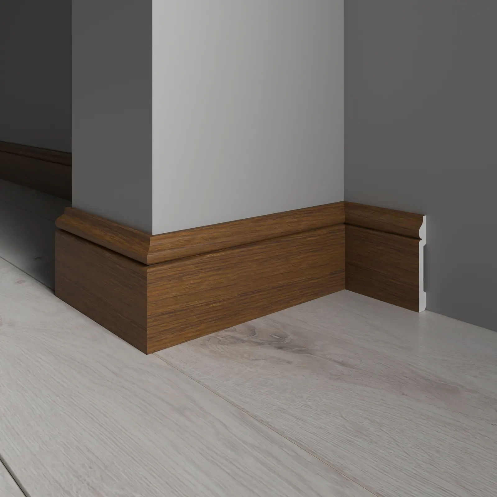 005-85SH 005-85SH Плинтус Decor Dizayn широкий  79x13x2400мм Décor Dizayn