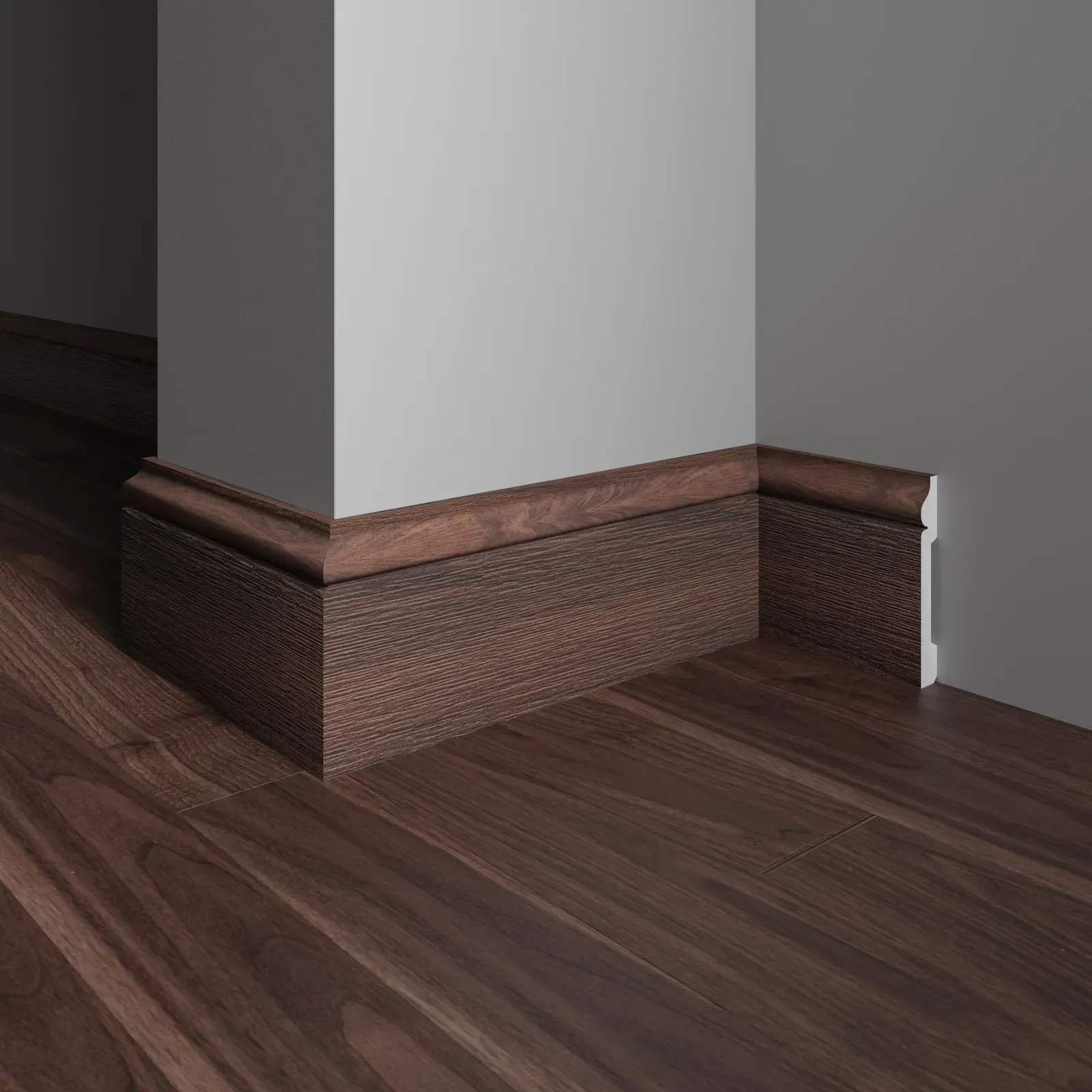 005-88SH 005-88SH Плинтус Decor Dizayn широкий  79x13x2400мм Décor Dizayn