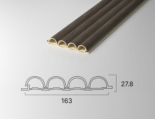 BJX-PANEL-163-CIRCULAR Рифленая стеновая панель 163 Байджакс