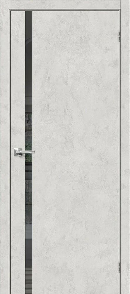 BRV-008-007-040 Межкомнатная дверь Браво-1.55 Look Art / Mirox Grey Bravo