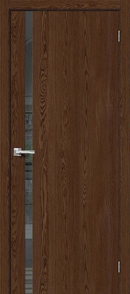 BRV-008-007-041 Межкомнатная дверь Браво-1.55 Brown Dreamline / Mirox Grey Bravo