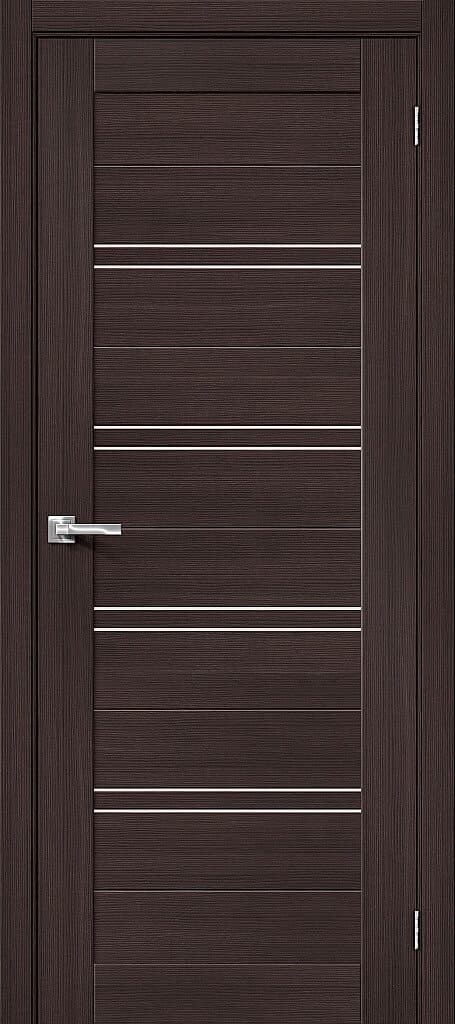 BRV-008-007-056 Межкомнатная дверь Браво-28 Wenge Melinga / Magic Fog Bravo