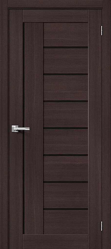 BRV-008-007-061 Межкомнатная дверь Браво-29 Wenge Melinga / Black Star Bravo