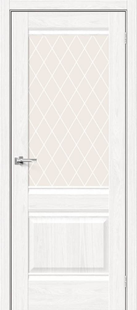 BRV-008-008-009 Межкомнатная дверь Прима-3 White Dreamline / White Сrystal Bravo