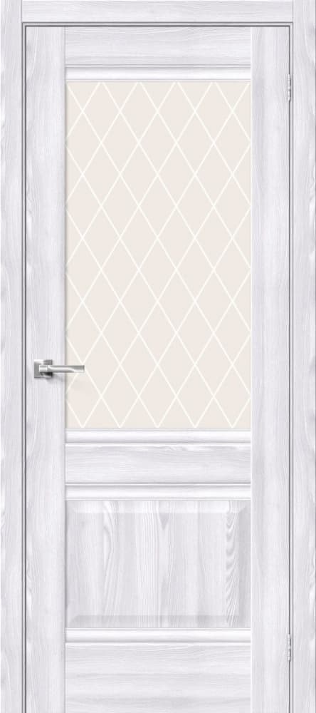BRV-008-008-011 Межкомнатная дверь Прима-3 Riviera Ice / White Сrystal Bravo