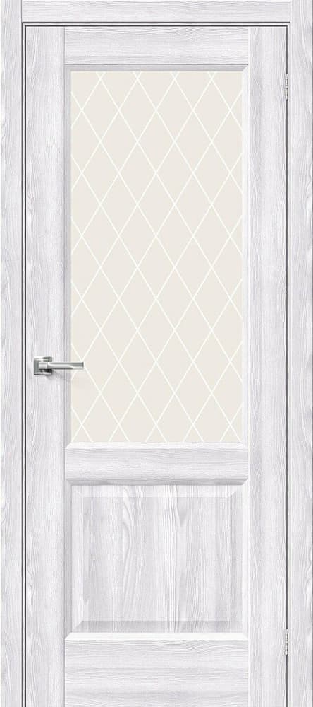 BRV-008-009-006 Межкомнатная дверь Неоклассик-33 Riviera Ice / White Сrystal Bravo