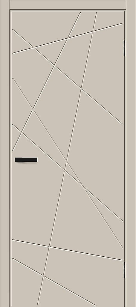 BRV-018-005-006 Межкомнатная дверь Граффити-5.Д.П Cream Silk Bravo