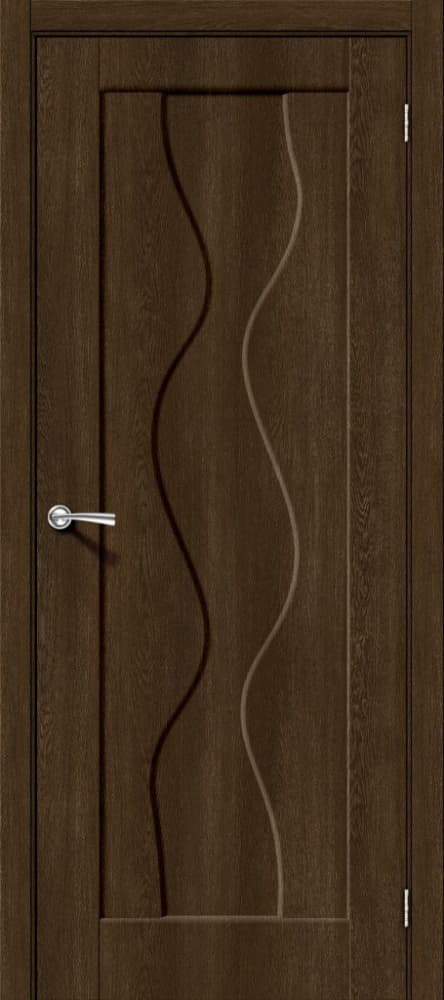 BRV-04-003-012 Межкомнатная дверь Вираж-1 Dark Barnwood Bravo