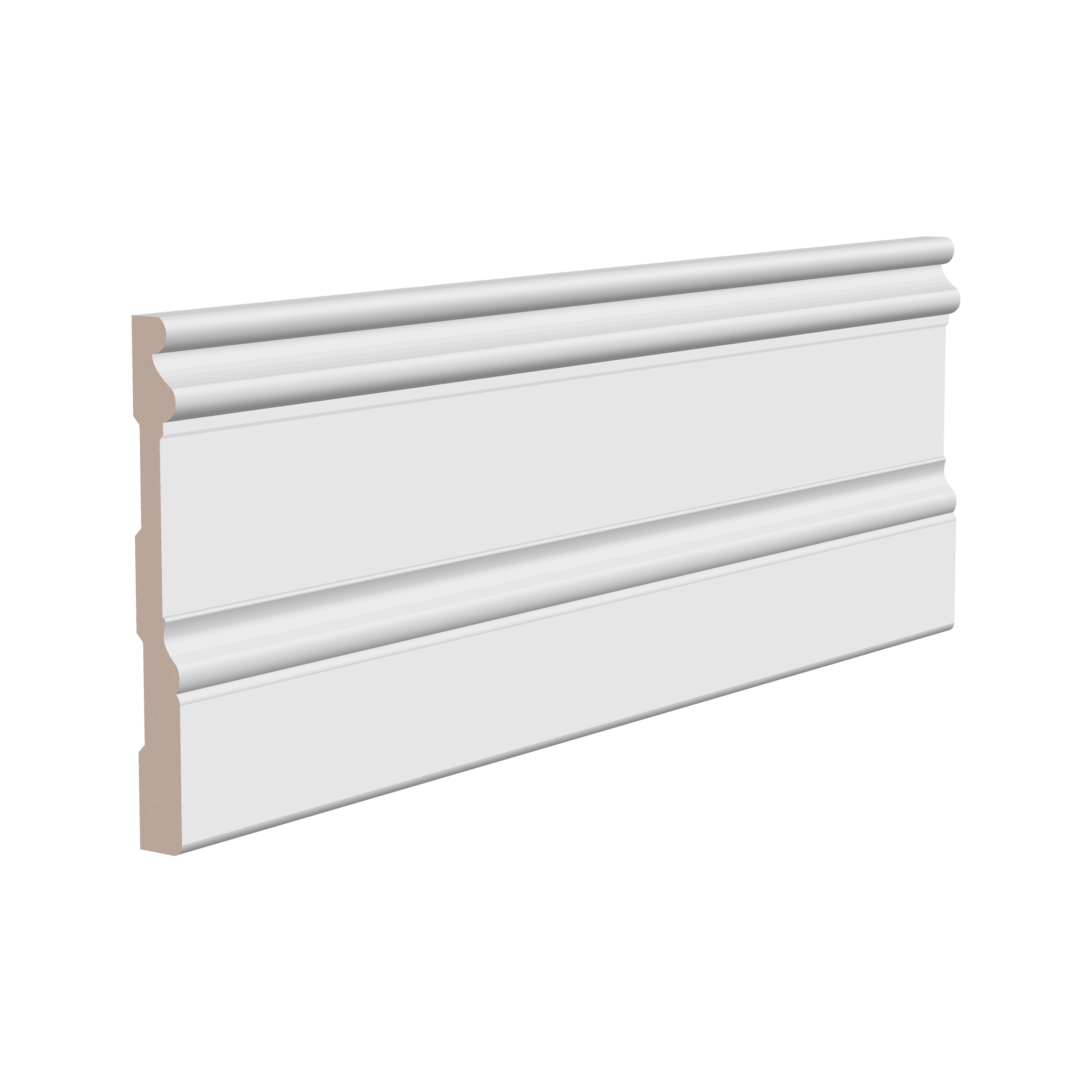 BASE 0002 P Напольный плинтус Ultrawood BASE 0002 P белый арт. (2000 x 133 14 мм.) Ultrawood