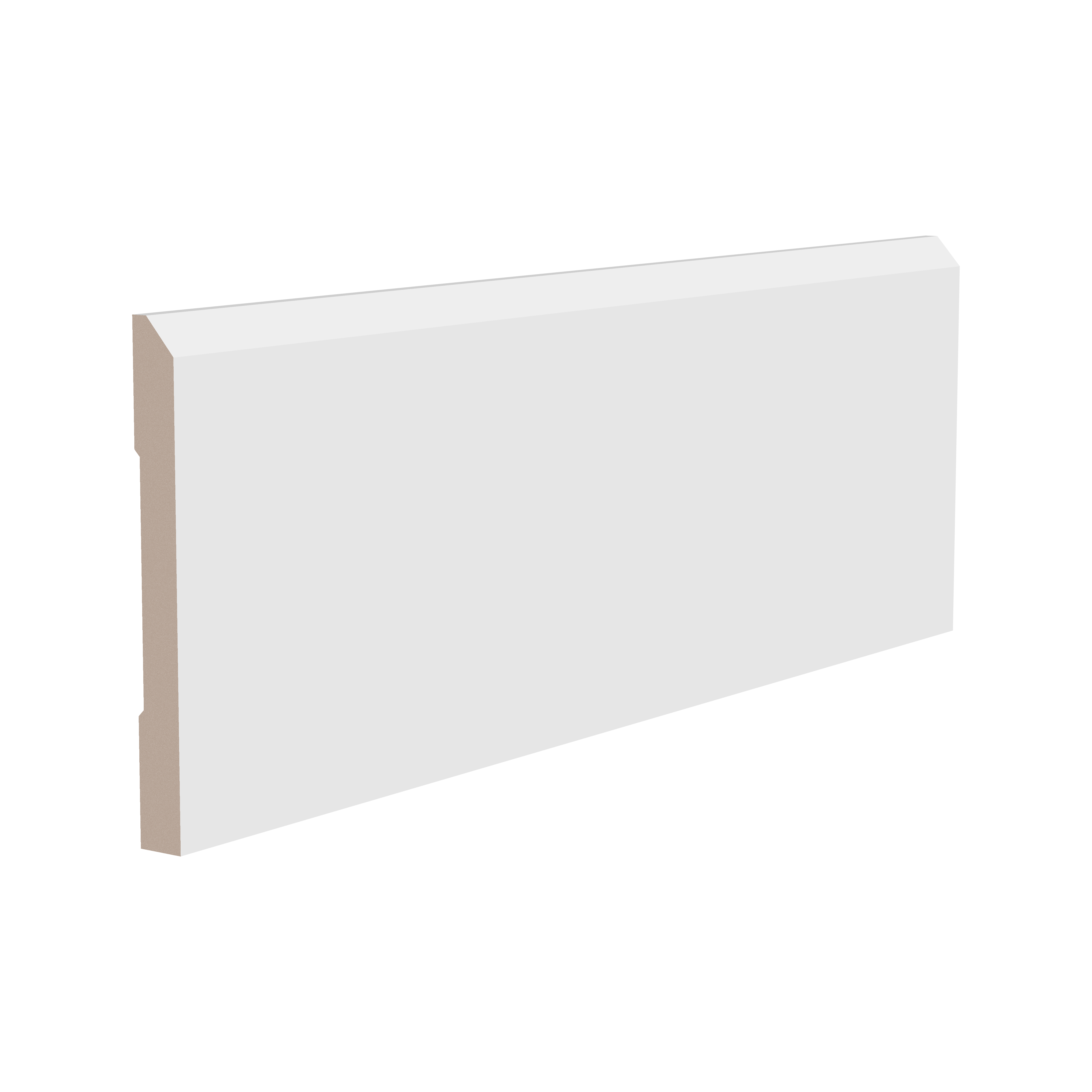 BASE 0023 P Напольный плинтус Ultrawood BASE 0023 P белый арт. (2000 x 120 12 мм.) Ultrawood