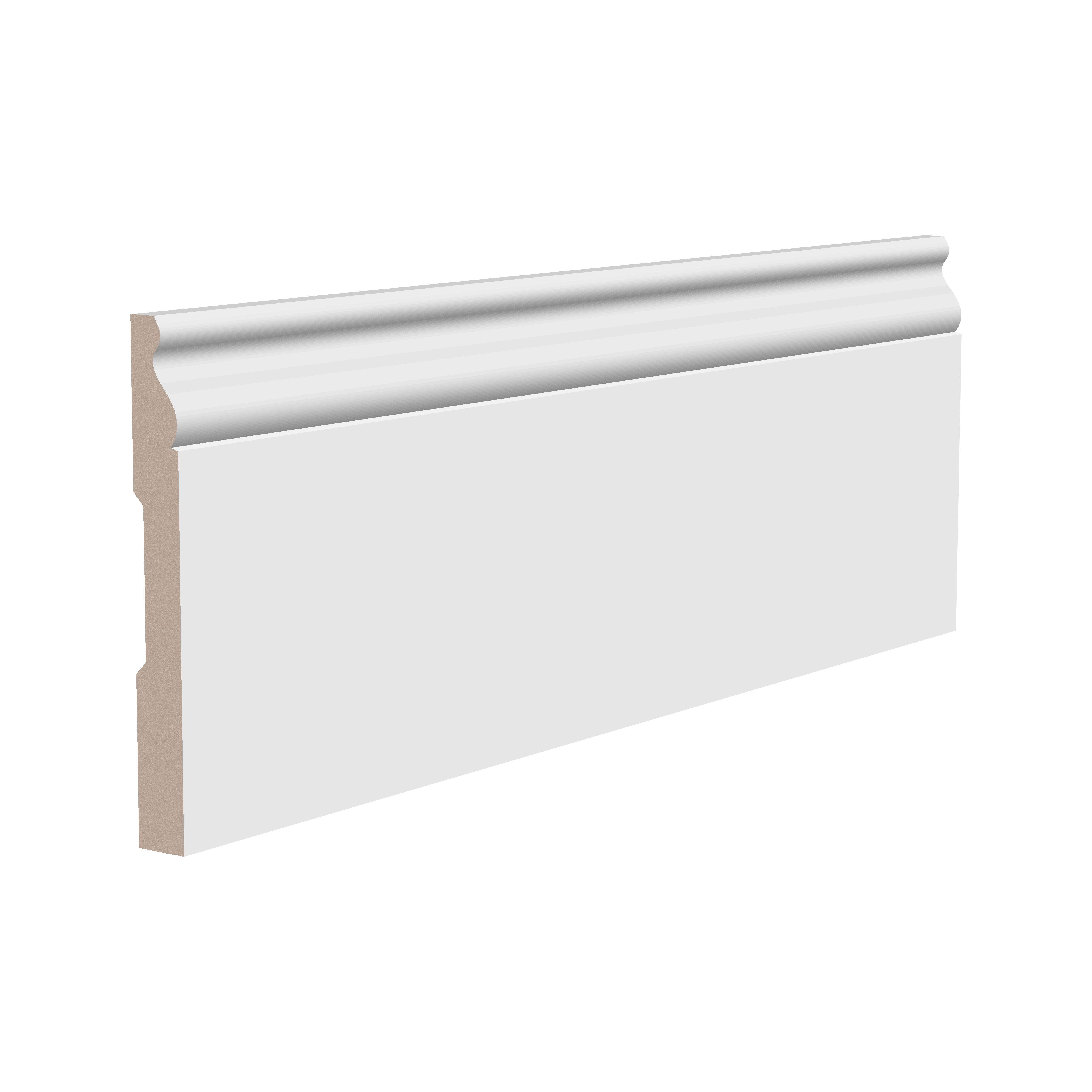 BASE 5763 P Напольный плинтус Ultrawood BASE 5763 P белый арт. (2000 x 133 15 мм.) Ultrawood