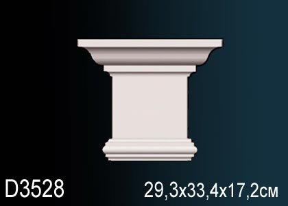 D3528 Капитель пилястры D3528 Перфект