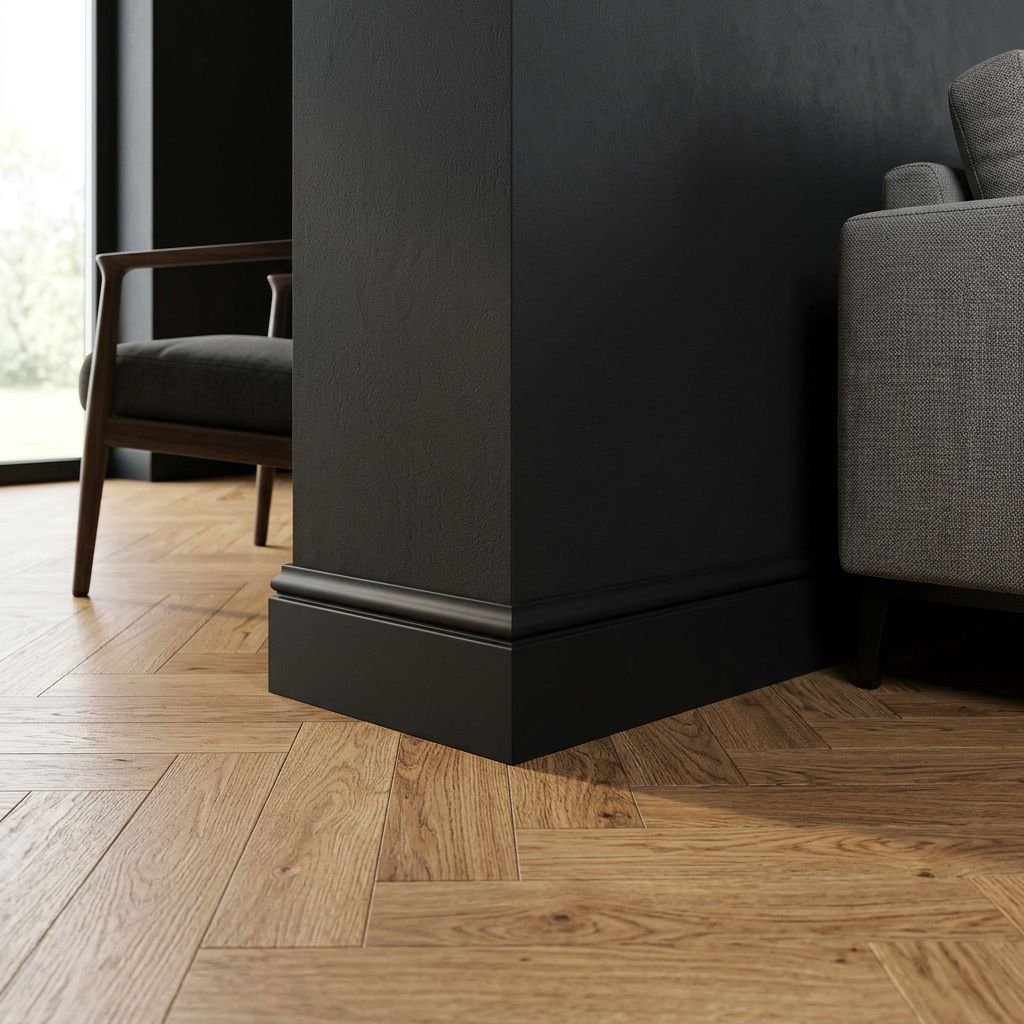 DD31 BLACK Напольный плинтус Décor Dizayn DD31 BLACK Décor Dizayn