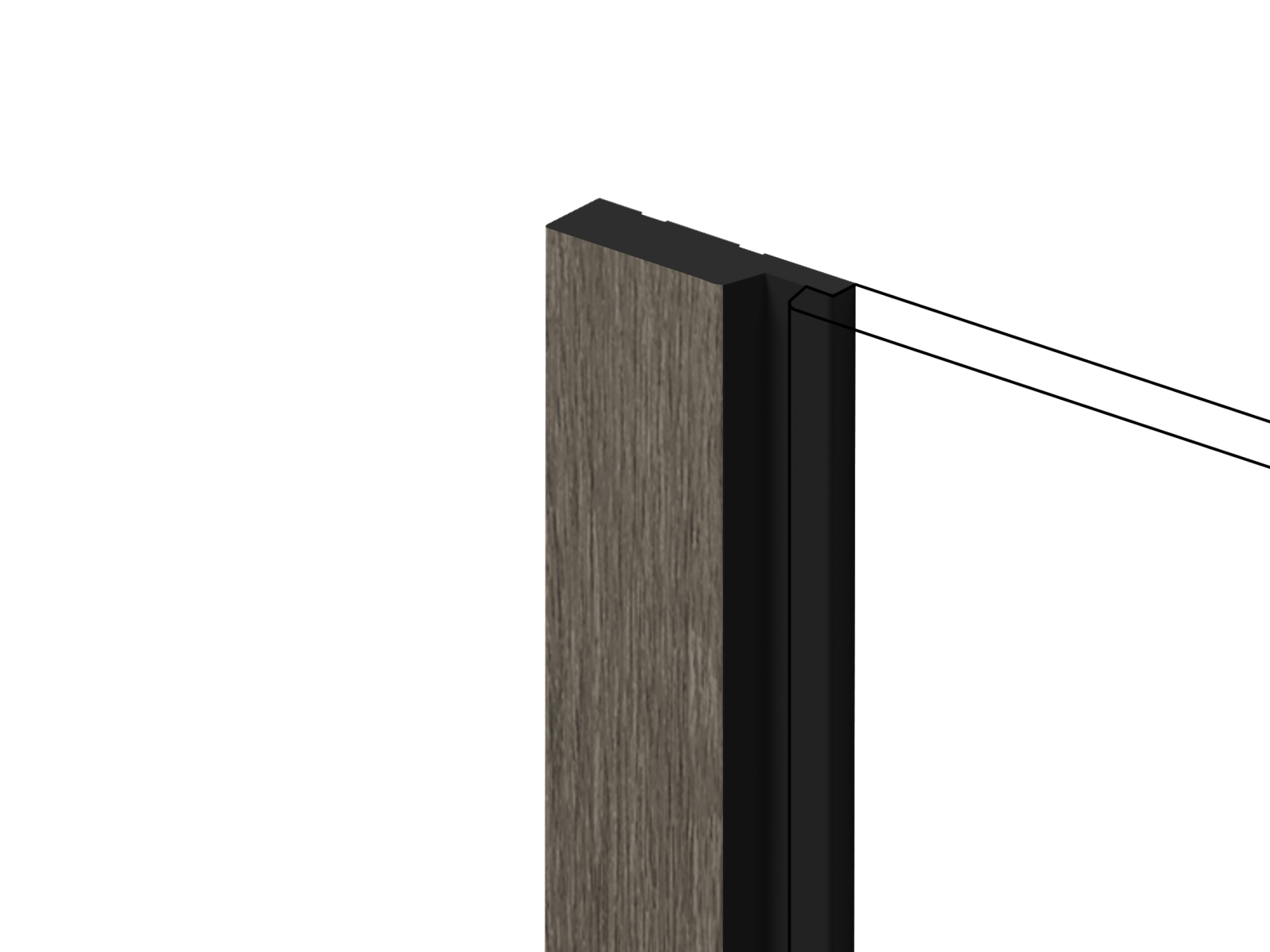 LF124ABR490K Финишный молдинг HIWOOD LF124ABR490K HIWOOD