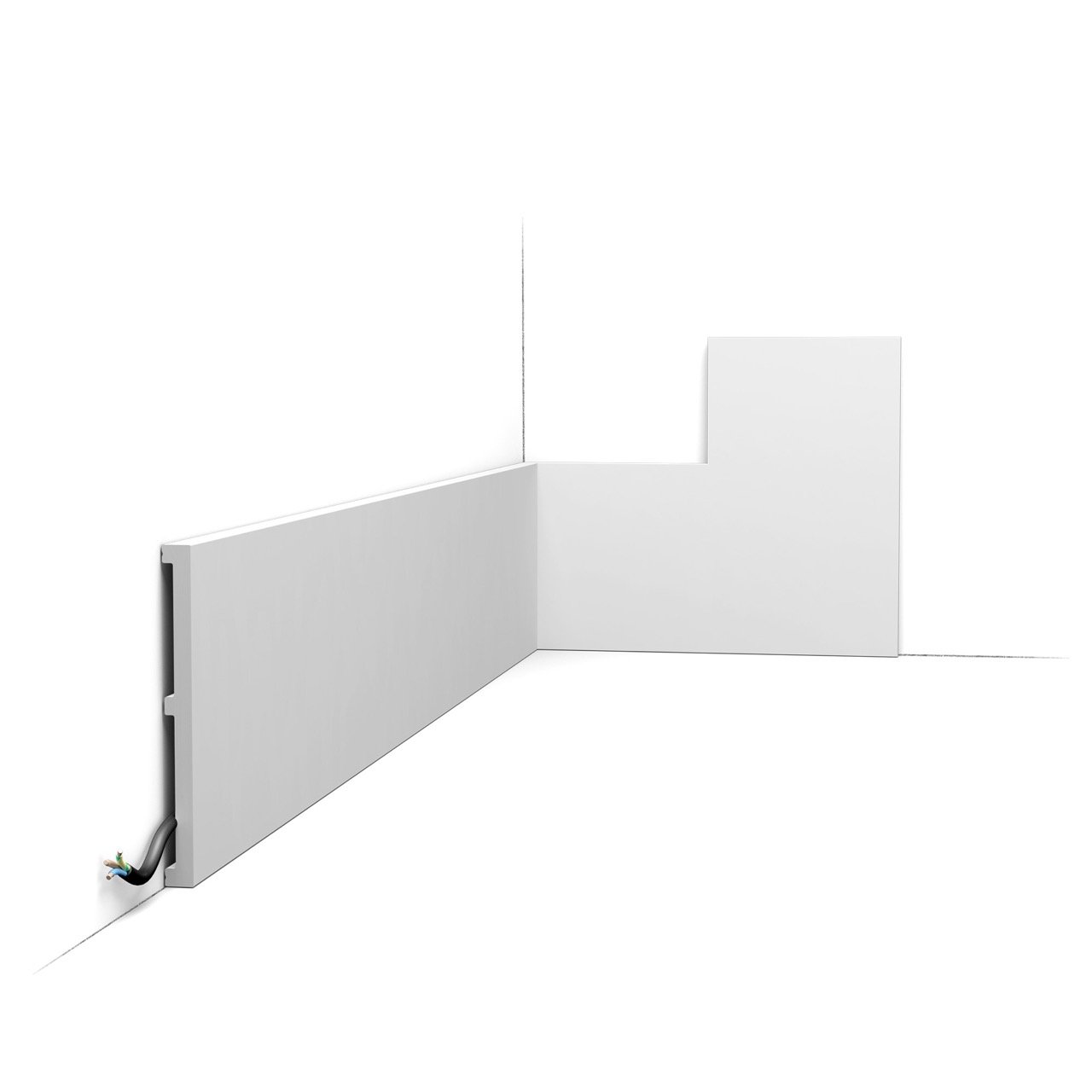 SX168 Напольный плинтус Orac Decor SX168 Square Orac Decor
