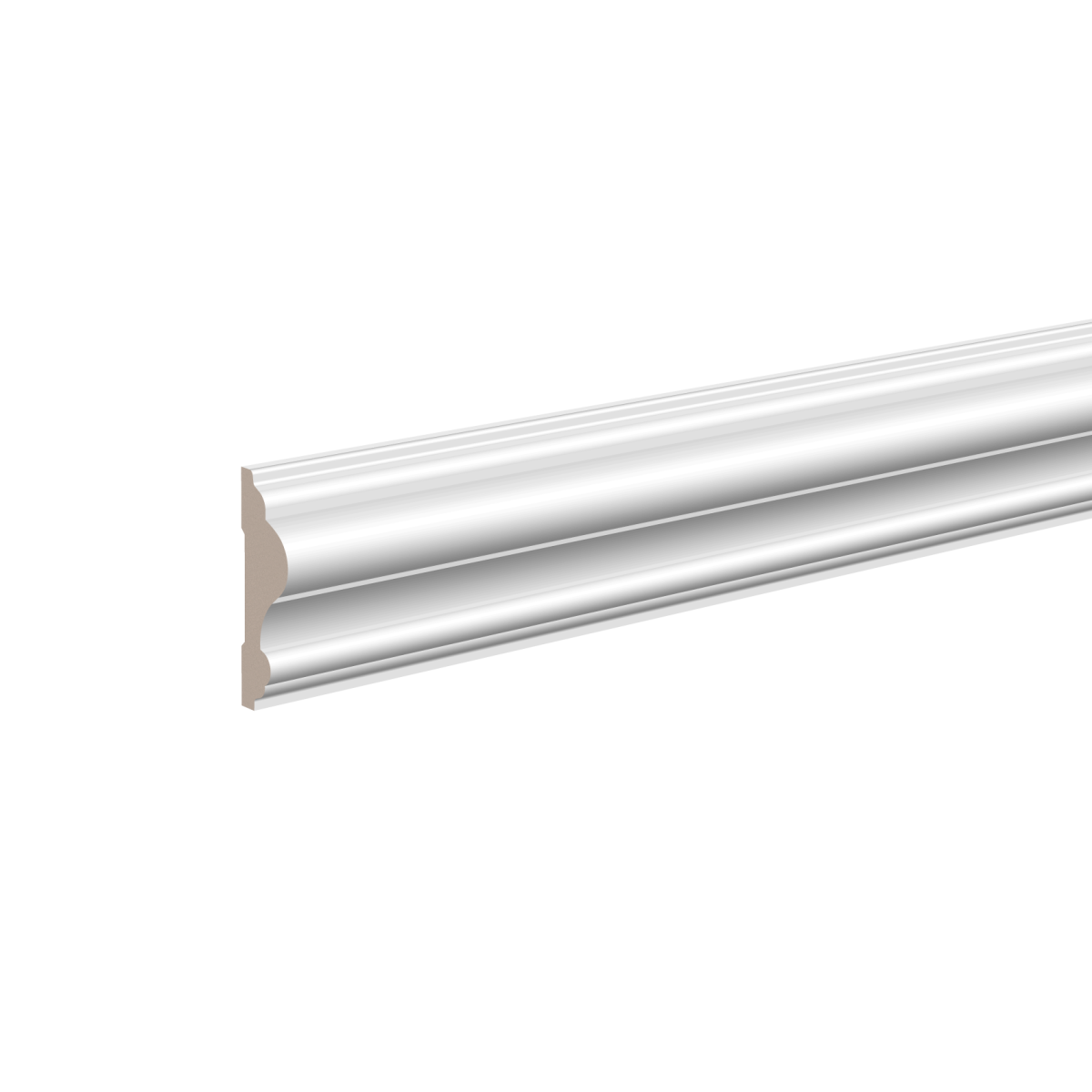 U 0002 P Молдинг Ultrawood U 0002 P белый арт. (2000 х 45 14 мм) Ultrawood