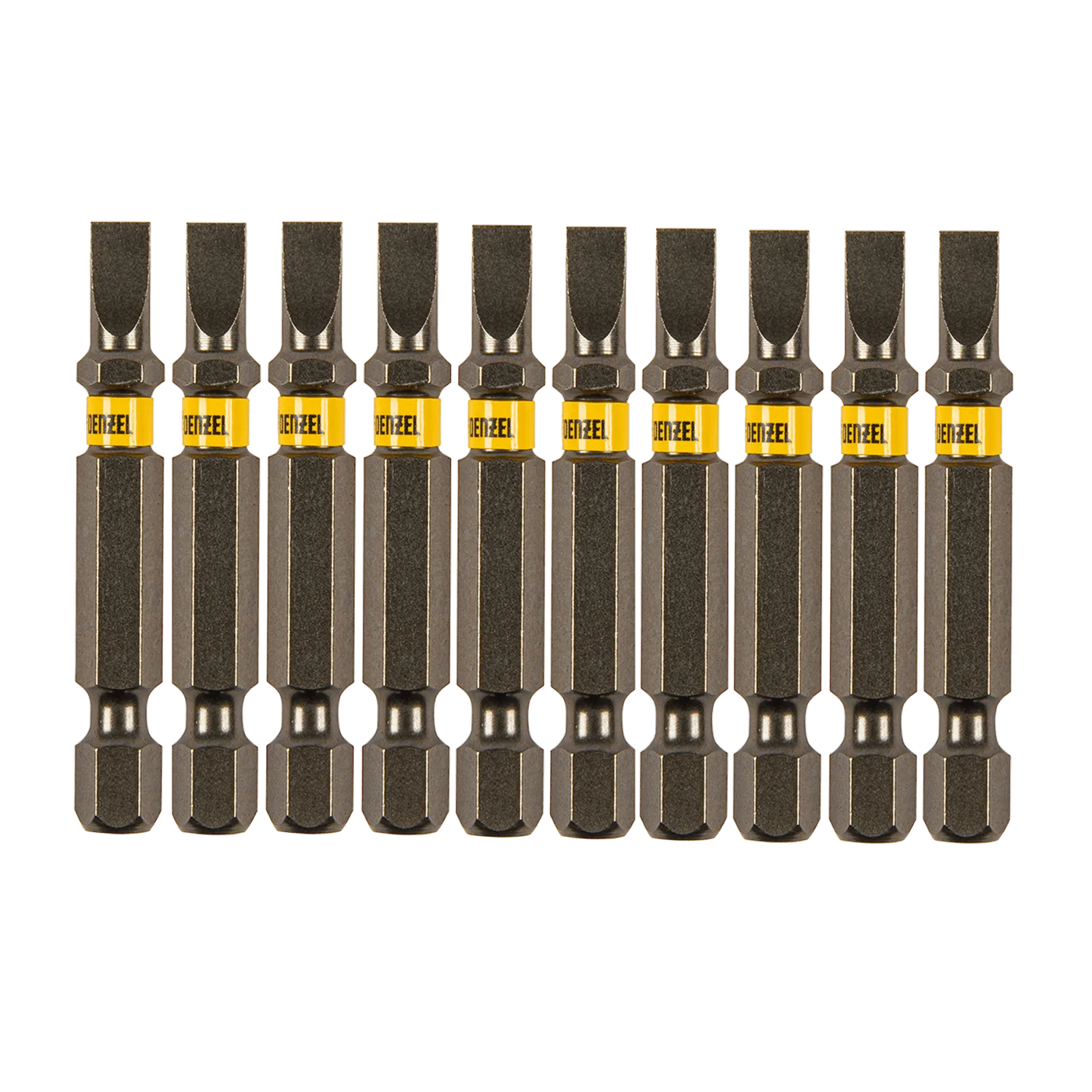 11658 Бита DENZEL SL5,0х50, сталь S2, шестигранный профиль, 2 шт. Е 6,3 DENZEL