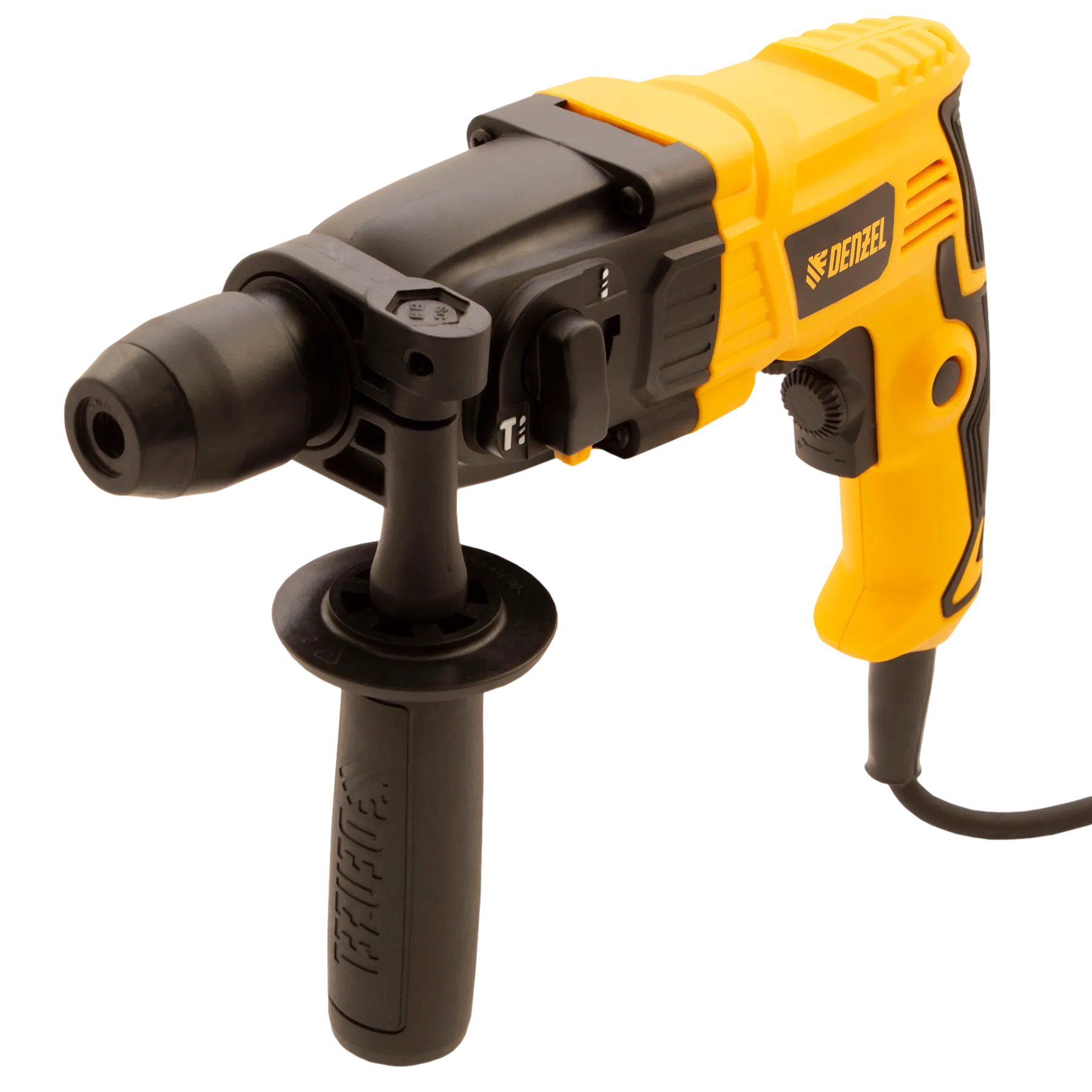 26601 Перфоратор электрический DENZEL RH-400-12, SDS-plus, 400 Вт, 1.2 Дж, 2 режима DENZEL