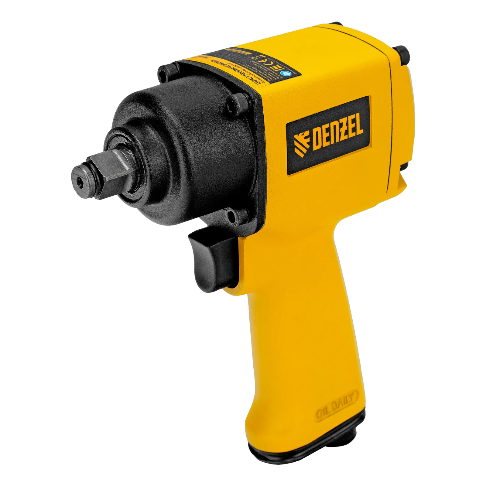 57470 Ударный пневмогайковерт DENZEL IWS550 Compact, 1/2", 8500 об/мин, 710 Нм DENZEL