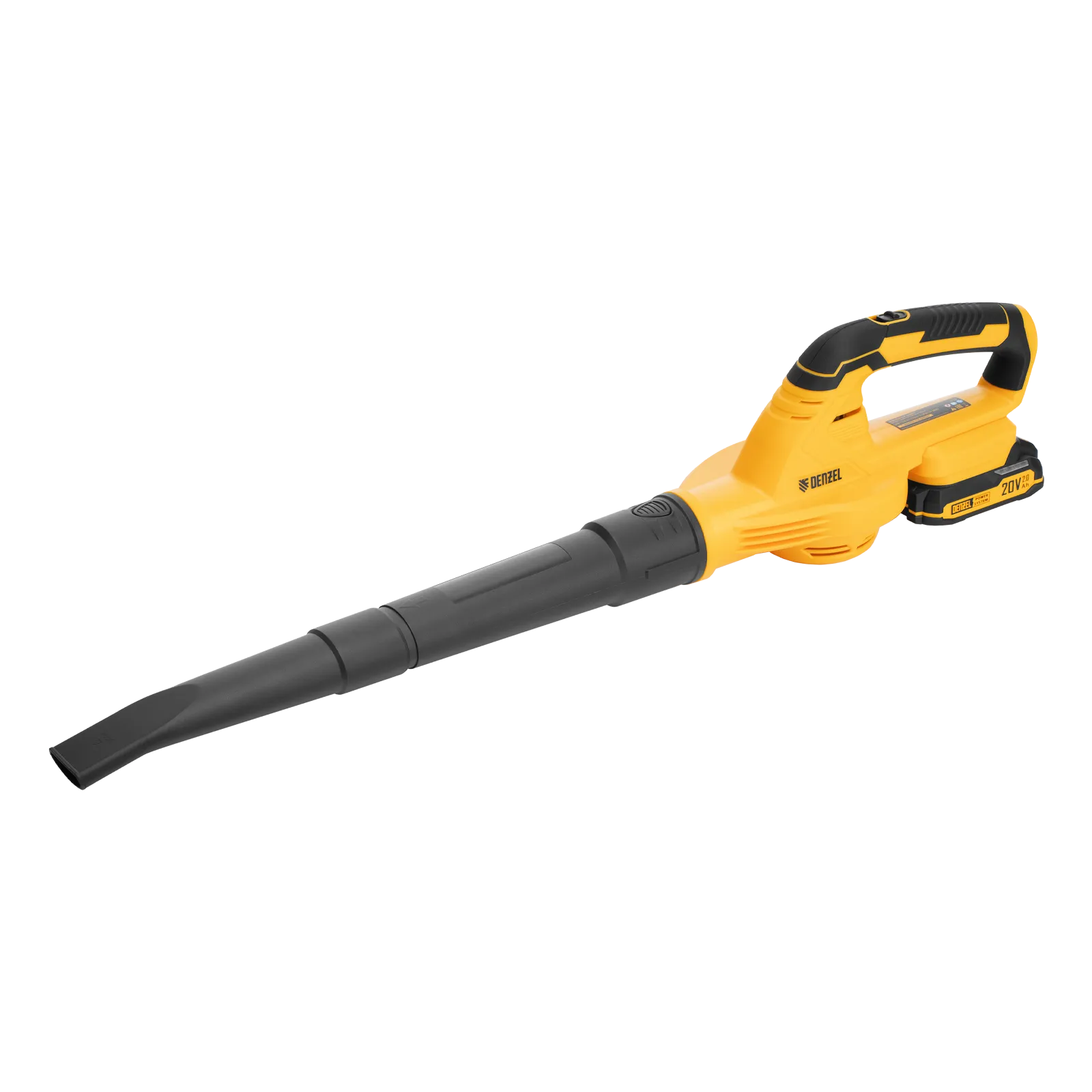 59608 Воздуходувка аккумуляторная DENZEL AB-500, 60 м/с, 500 м3/ч, Li-Ion, 20 В DENZEL