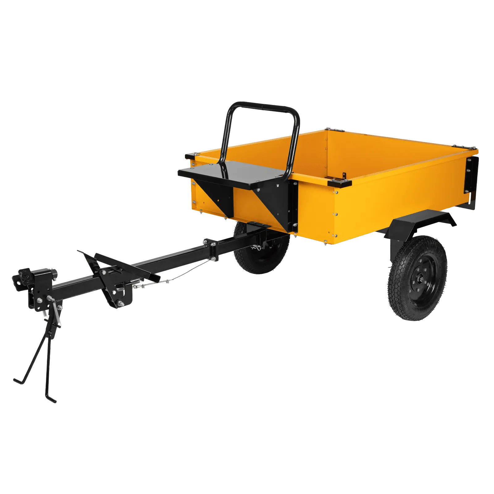 59950 Прицеп для мотоблока DENZEL TT-500, оцинк., груз. 500 кг, рег. сцепка, колеса 4.00-10, в упаковке DENZEL