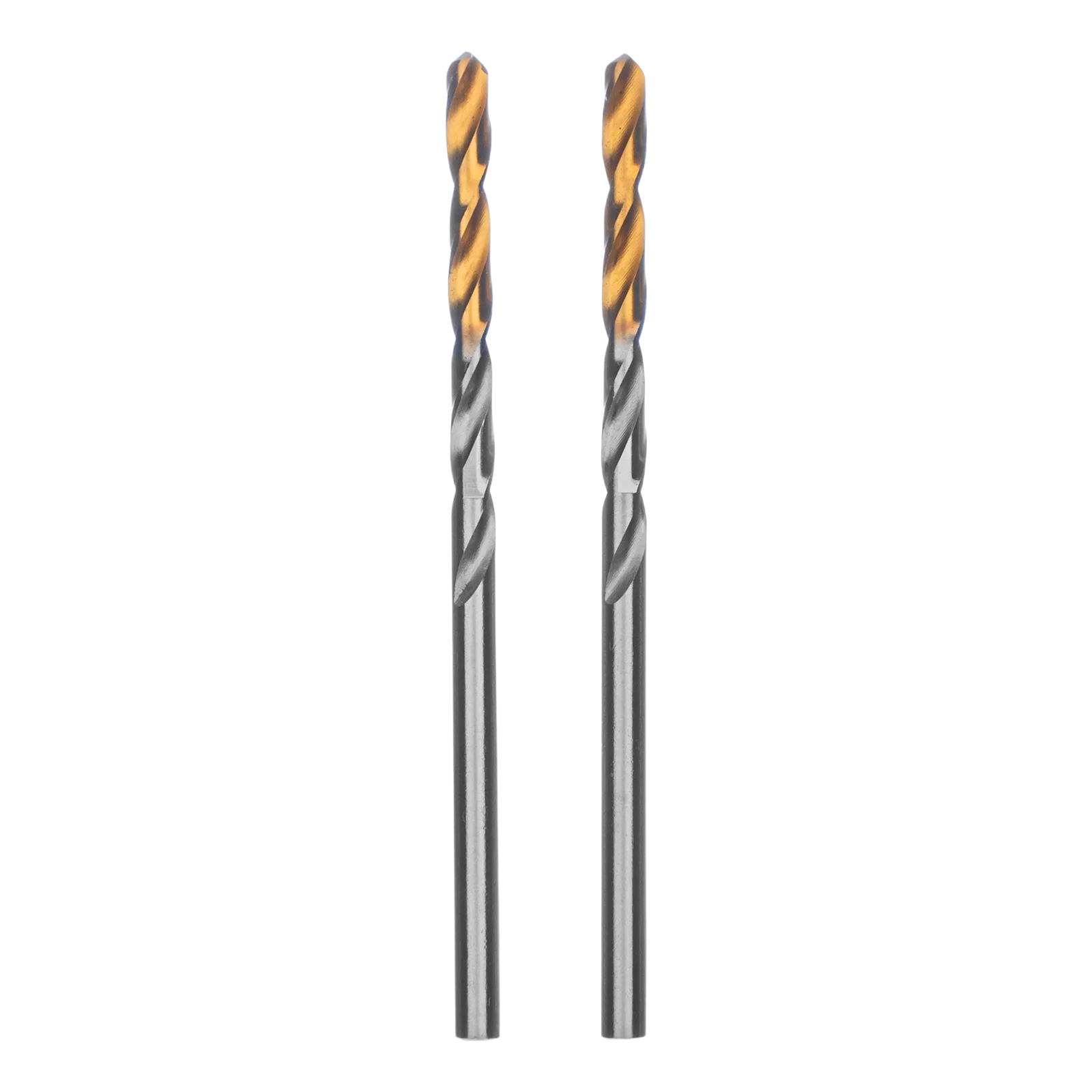 718226 Сверло спиральное по металлу DENZEL 3,2 x 65 мм, Р6М5, Golden Tip, 2шт. DENZEL