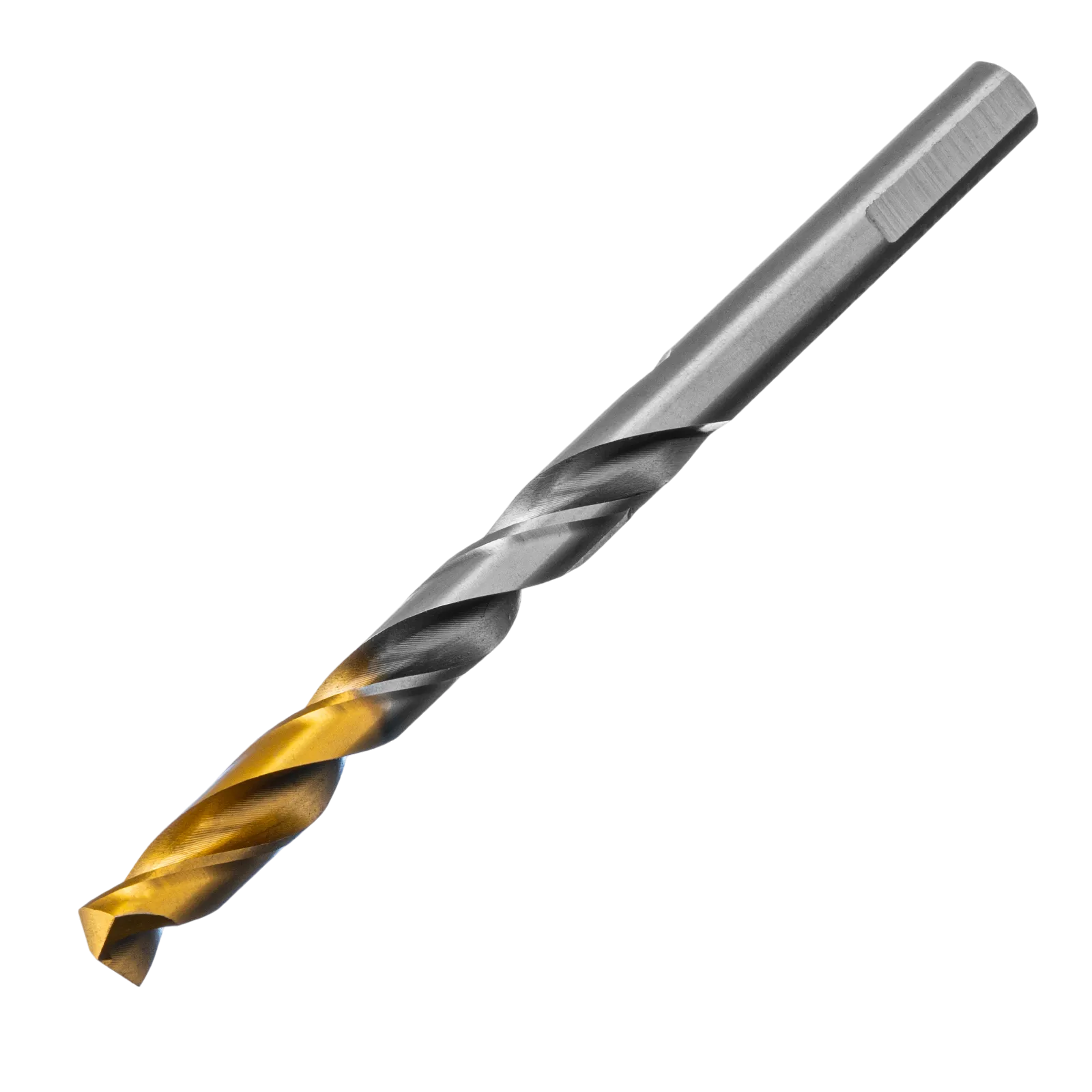 718239 Сверло спиральное по металлу DENZEL 8 x 117 мм, Р6М5, Golden Tip DENZEL