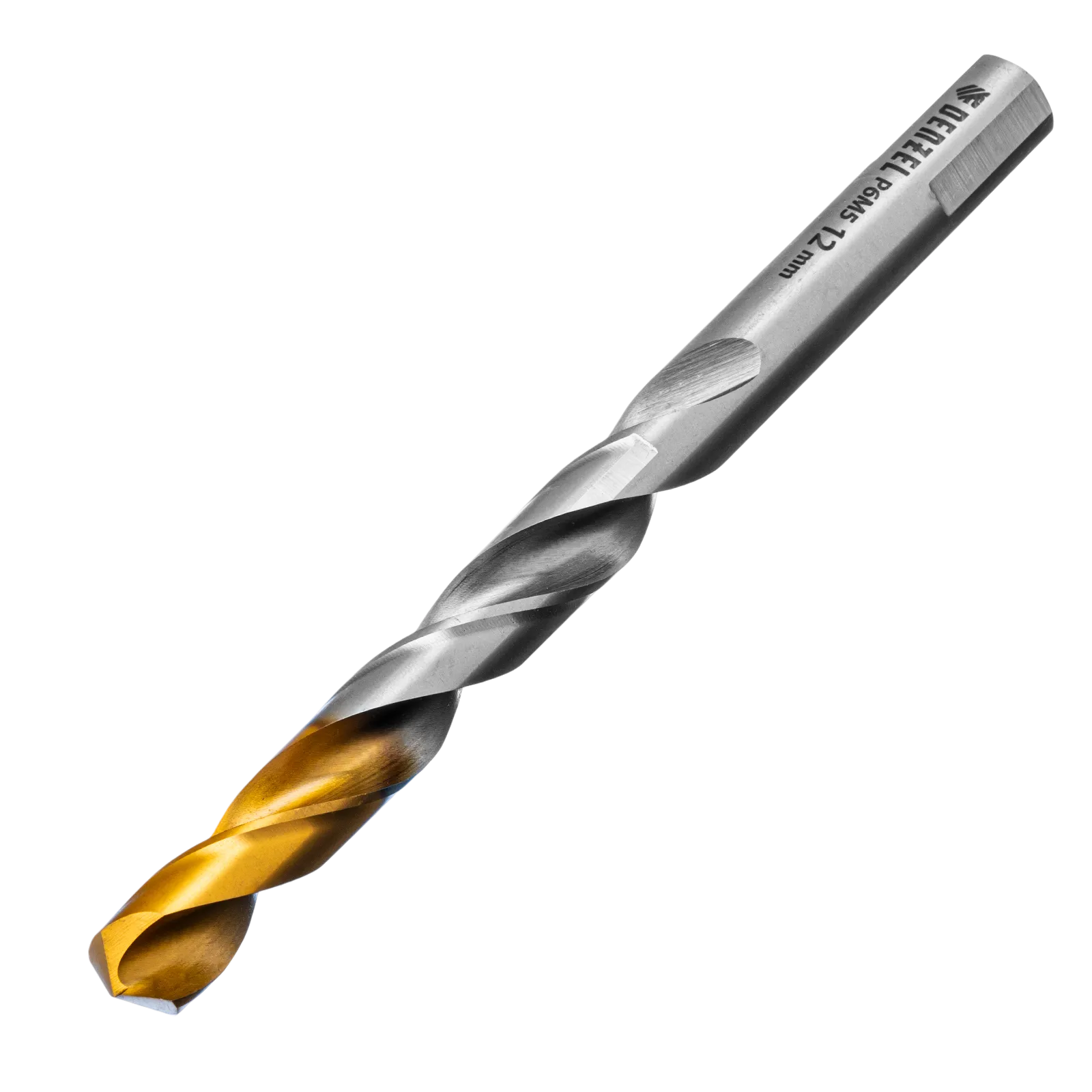 718244 Сверло спиральное по металлу DENZEL 12 x 151 мм, Р6М5, Golden Tip DENZEL