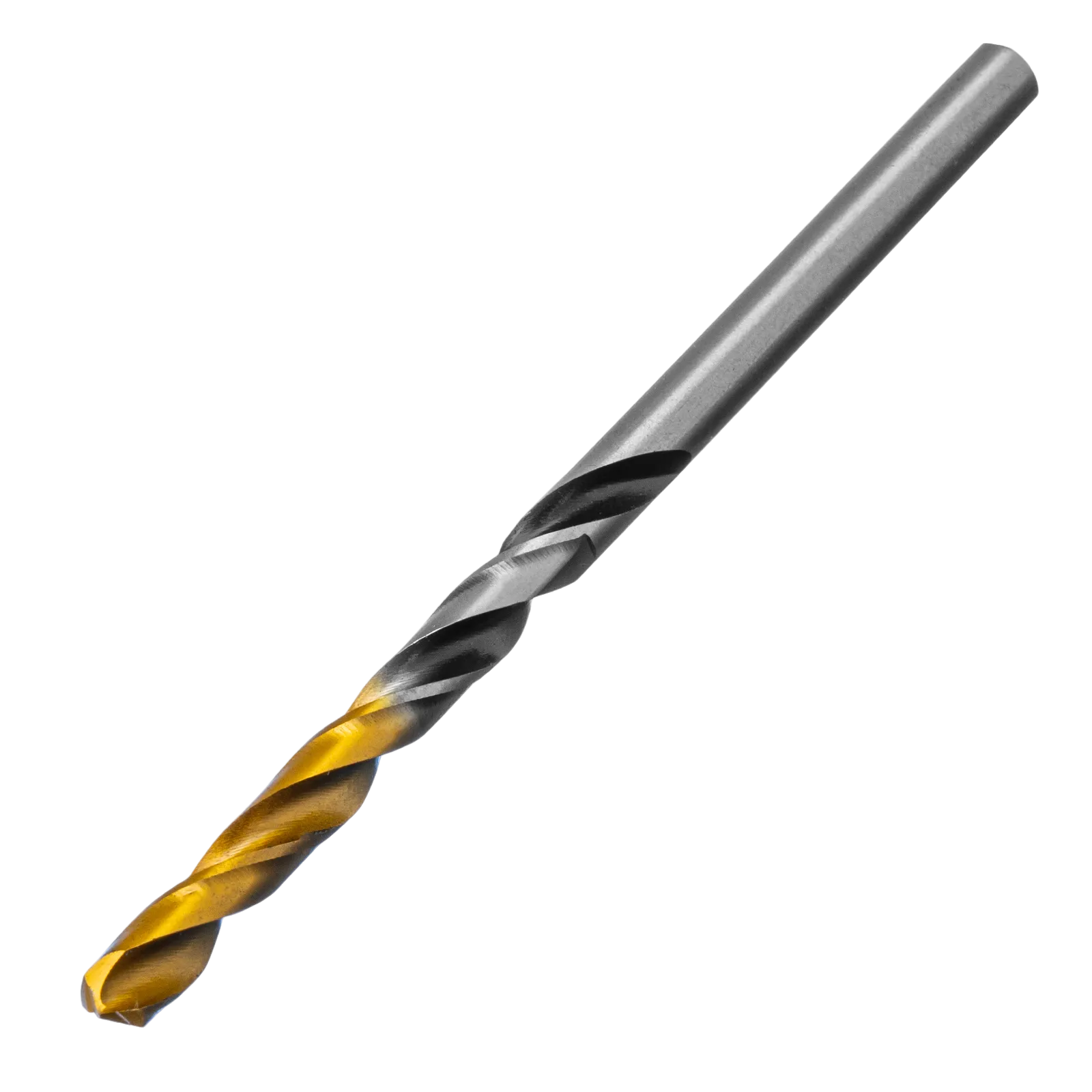 718274 Сверло спиральное по металлу DENZEL 4,5 x 80 мм, Р6М5, Golden Tip, многогранная заточка DENZEL