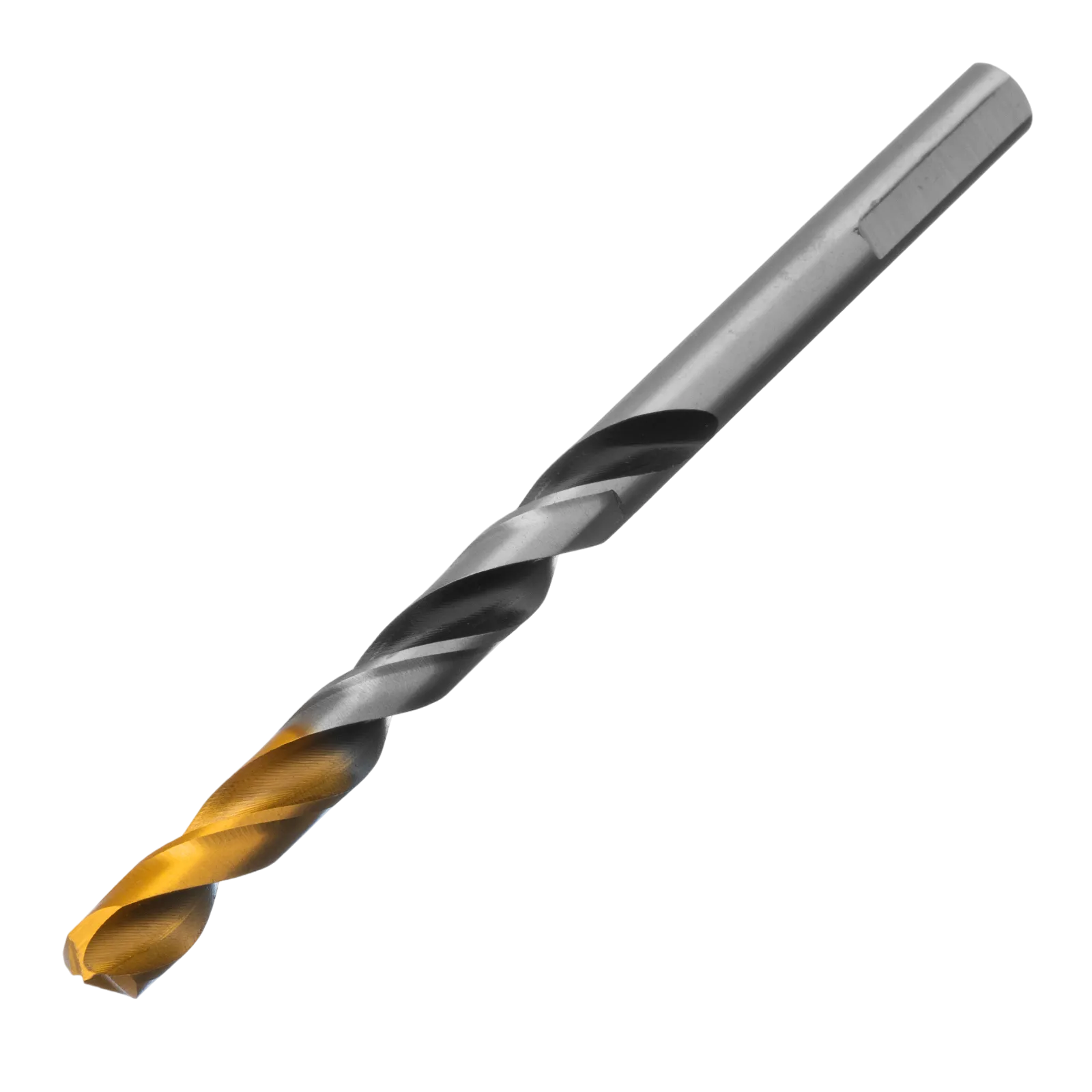 718280 Сверло спиральное по металлу DENZEL 7,0 x 109 мм, Р6М5, Golden Tip, многогранная заточка DENZEL