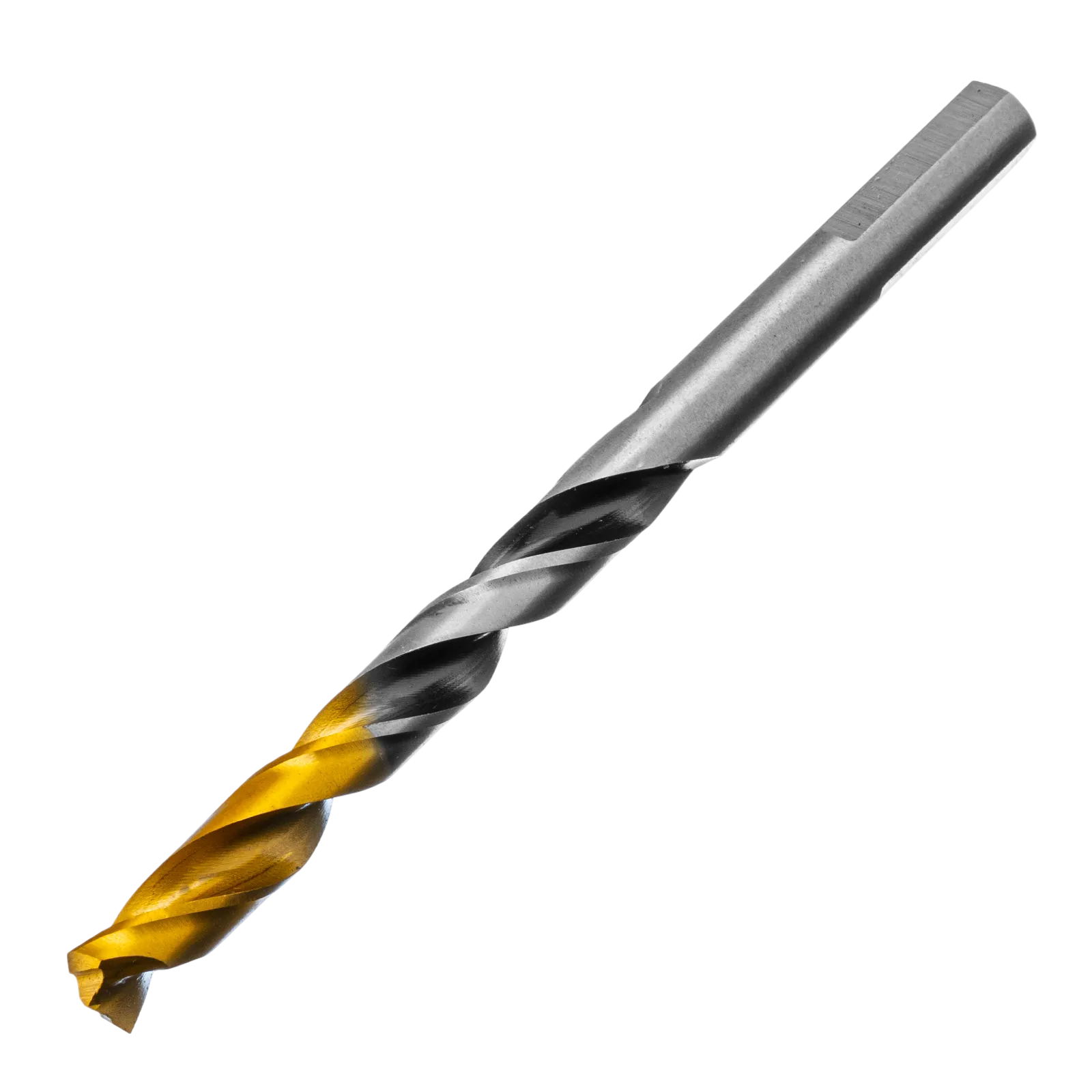 718281 Сверло спиральное по металлу DENZEL 7,5 x 109 мм, Р6М5, Golden Tip, многогранная заточка DENZEL