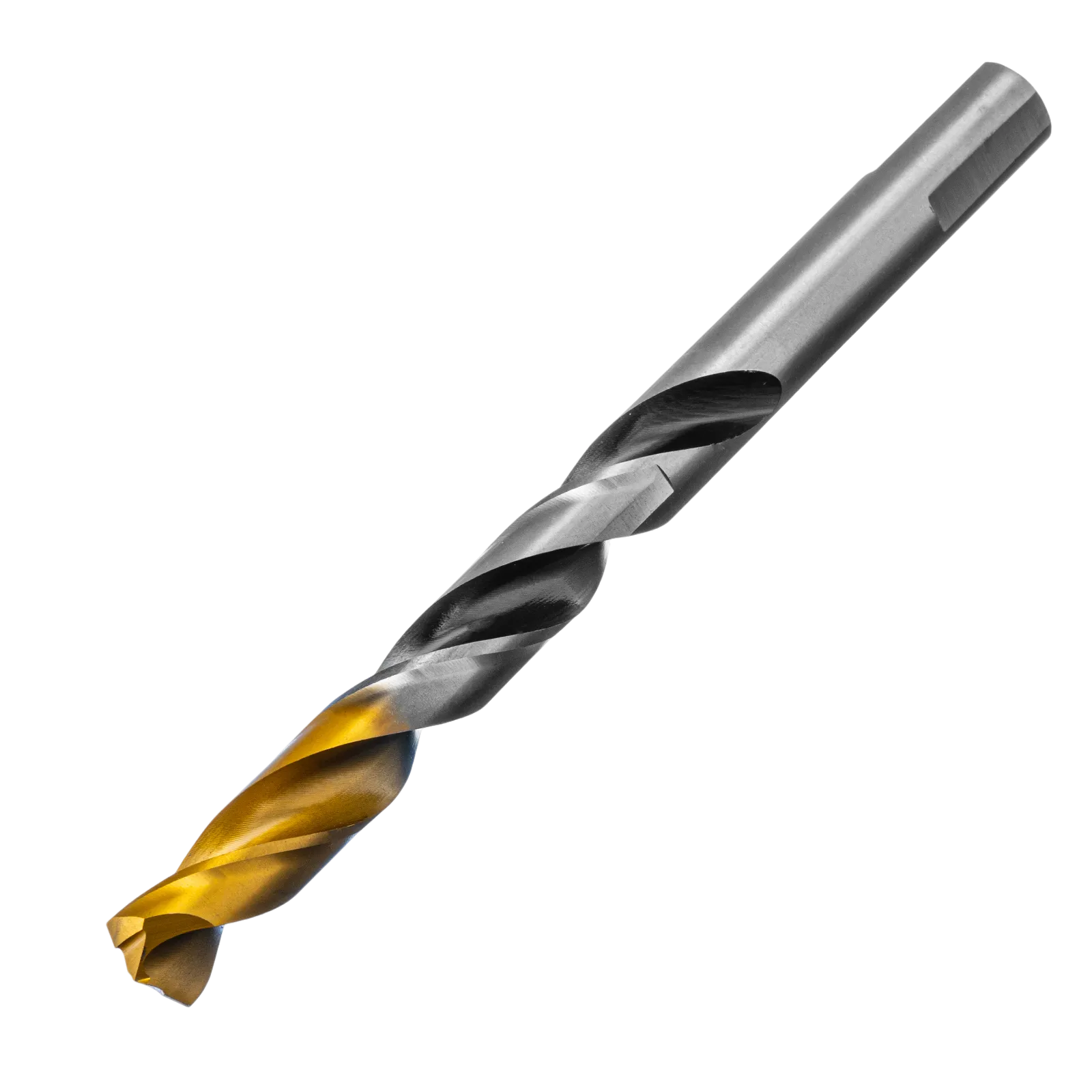718286 Сверло спиральное по металлу DENZEL 11 x 142 мм, Р6М5, Golden Tip, многогранная заточка DENZEL