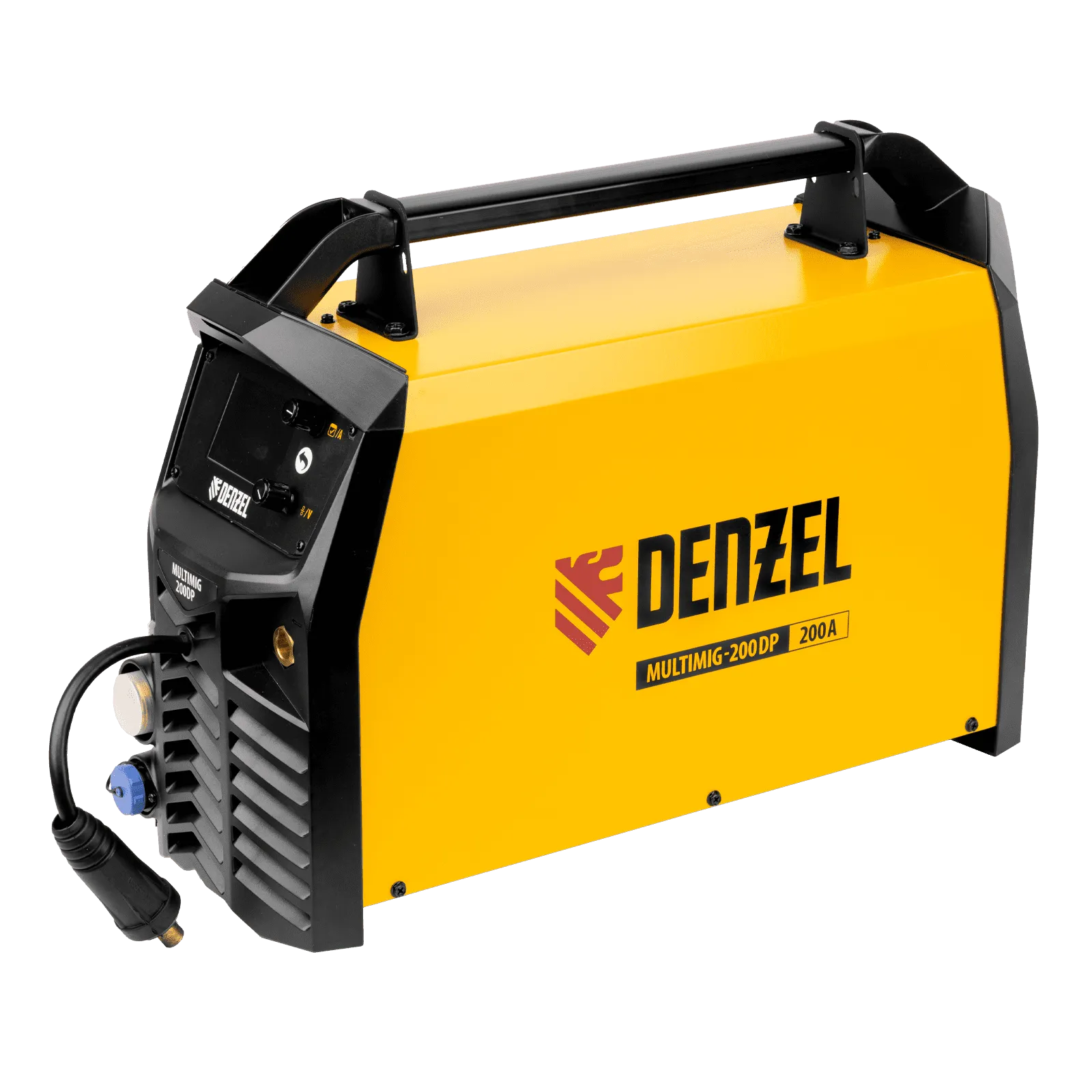94313 Аппарат инвертор. полуавтомат. сварки DENZEL MultiMIG-200DP Synergy Double Pulse, 200 А, ПВ 80% DENZEL