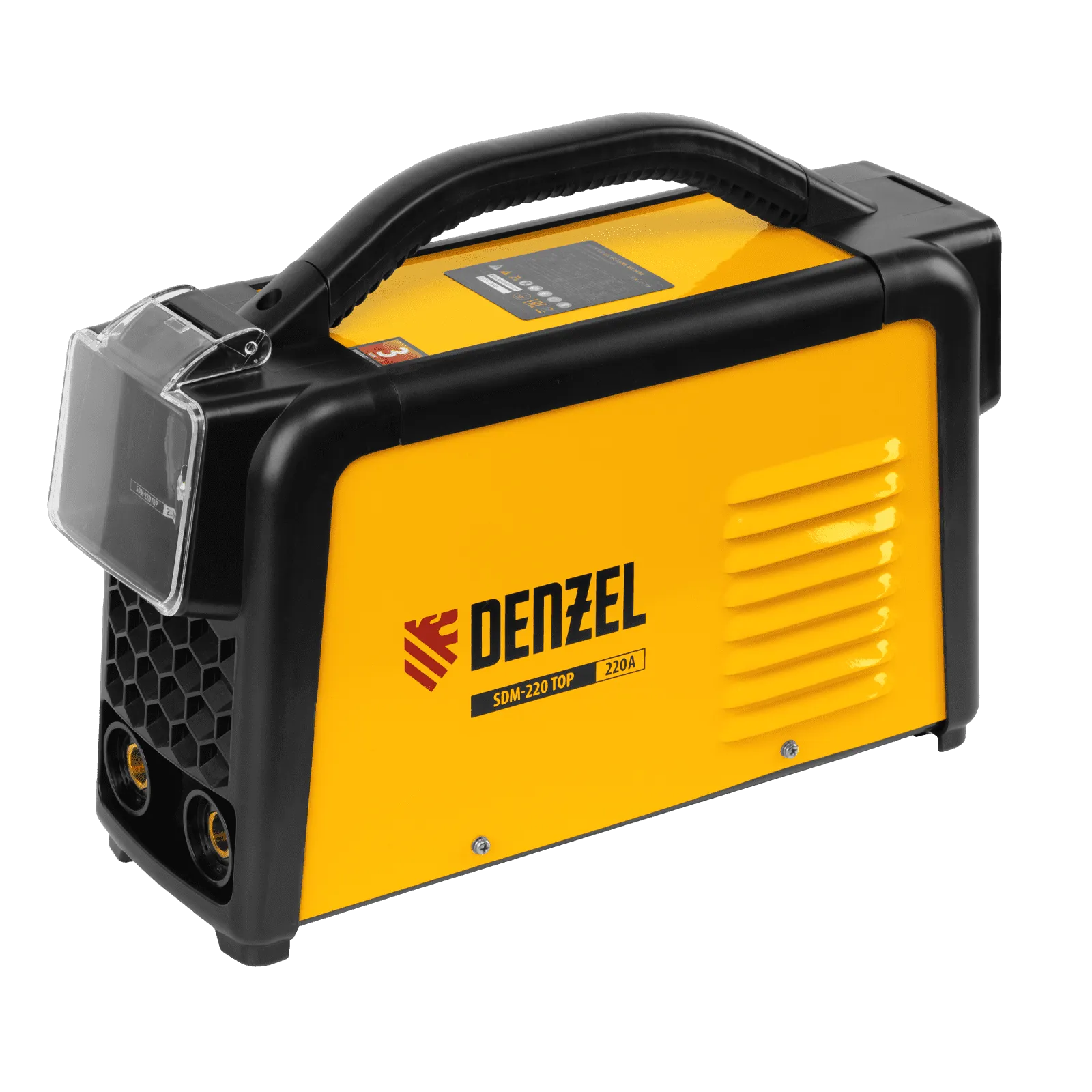 94357 Аппарат инвертор. дуговой сварки DENZEL SDM-220 Top, 220 А, ПВ 60% DENZEL