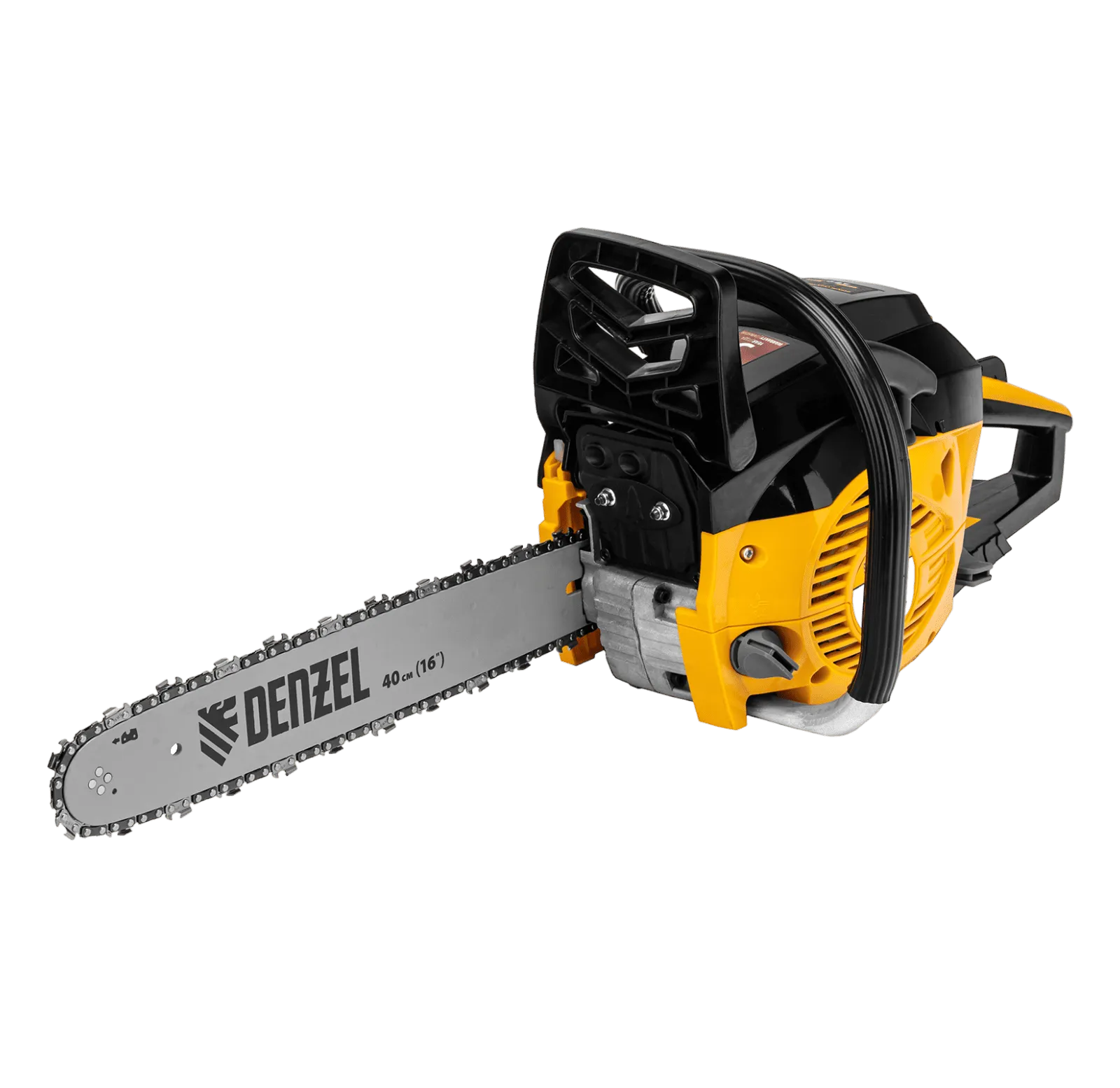 95230 Пила цепная бензиновая DENZEL DGS-4516, шина 40 см, 3 л.с, шаг 3/8, 57 звеньев DENZEL