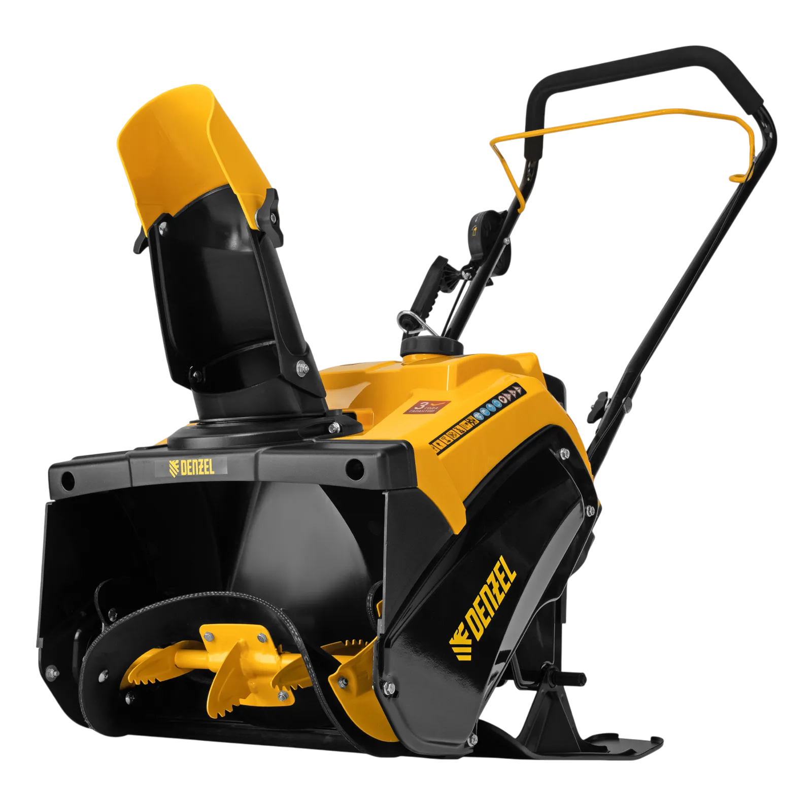 97648 Бензиновая снегоуборочная машина DENZEL SB 460 Sled, 99cc, лыжи ручной старт DENZEL