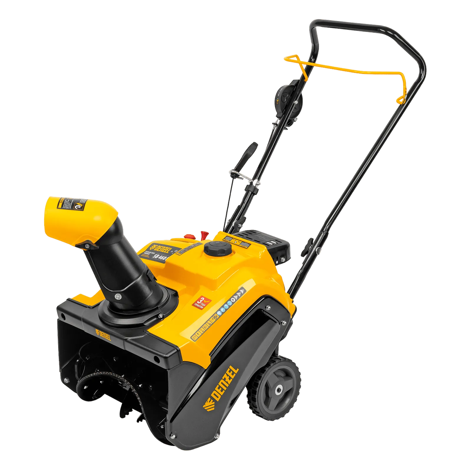 97649 Снегоуборщик бензиновый DENZEL SB 460 E, 99cc, эл.старт, шнек SnowCrusher DENZEL