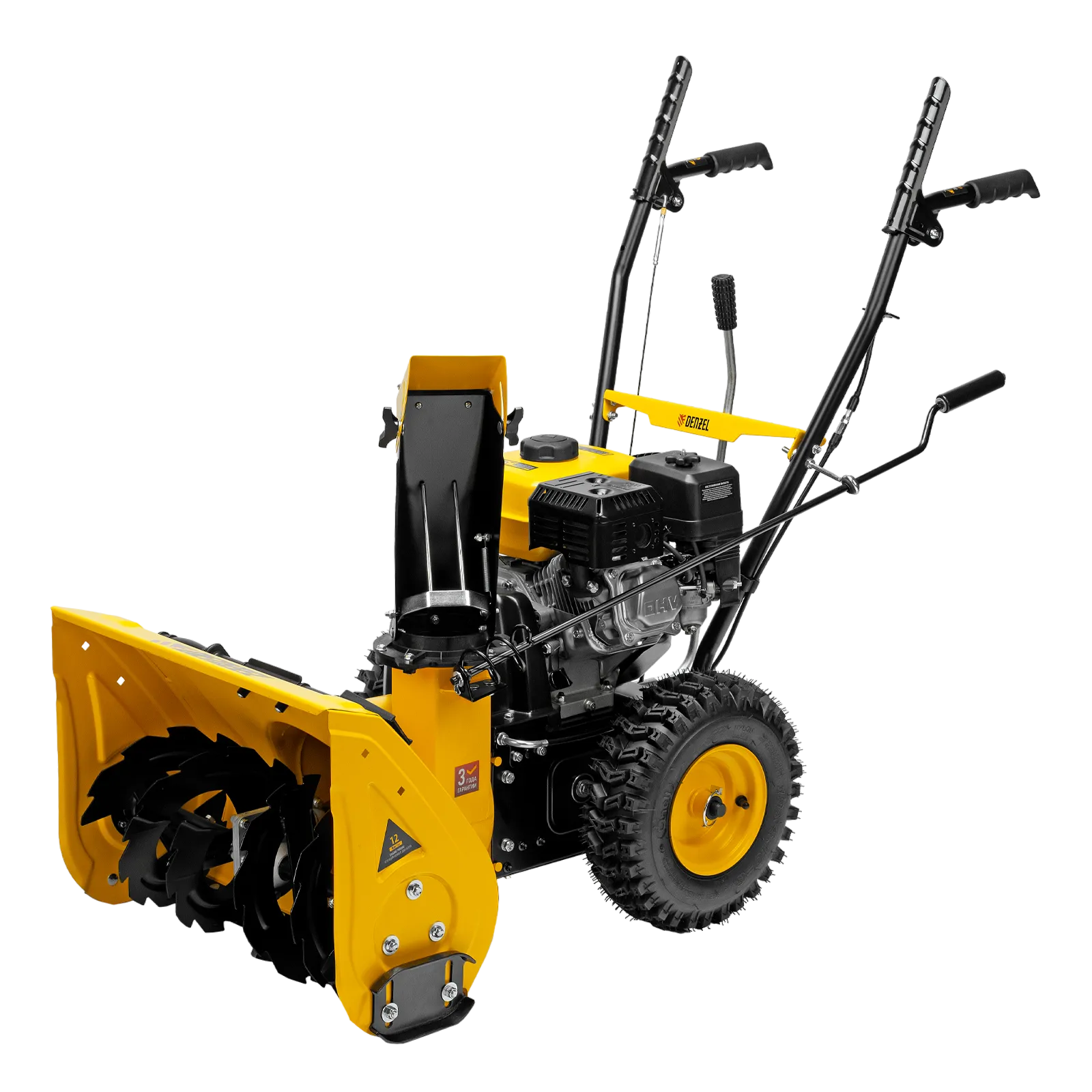 97651 Снегоуборщик бензиновый DENZEL SB 560, 212 cc, ручной старт DENZEL