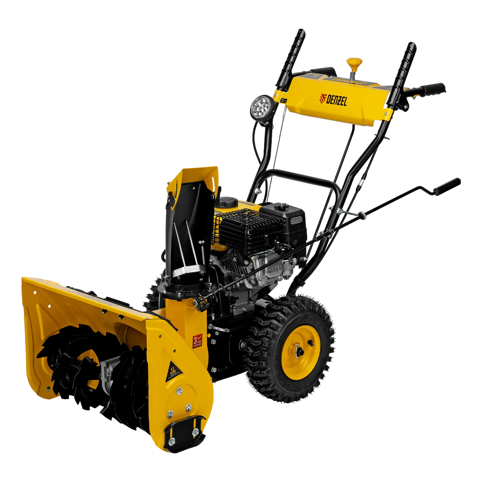 97652 Снегоуборщик бензиновый DENZEL SB 560 LP, 212 cc, электростартер, фара DENZEL
