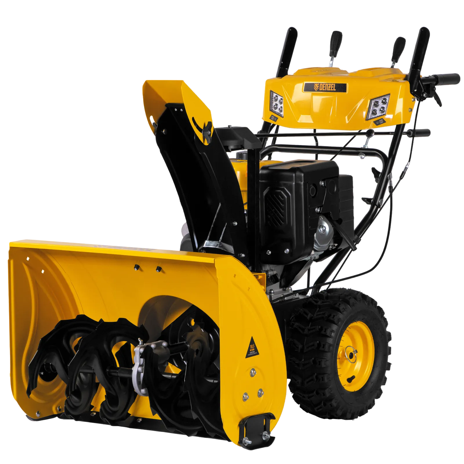 97655 Снегоуборщик бензиновый DENZEL SBL 711D PRO, 302cc, эл.старт, фара, обогрев, блок. дифф. DENZEL