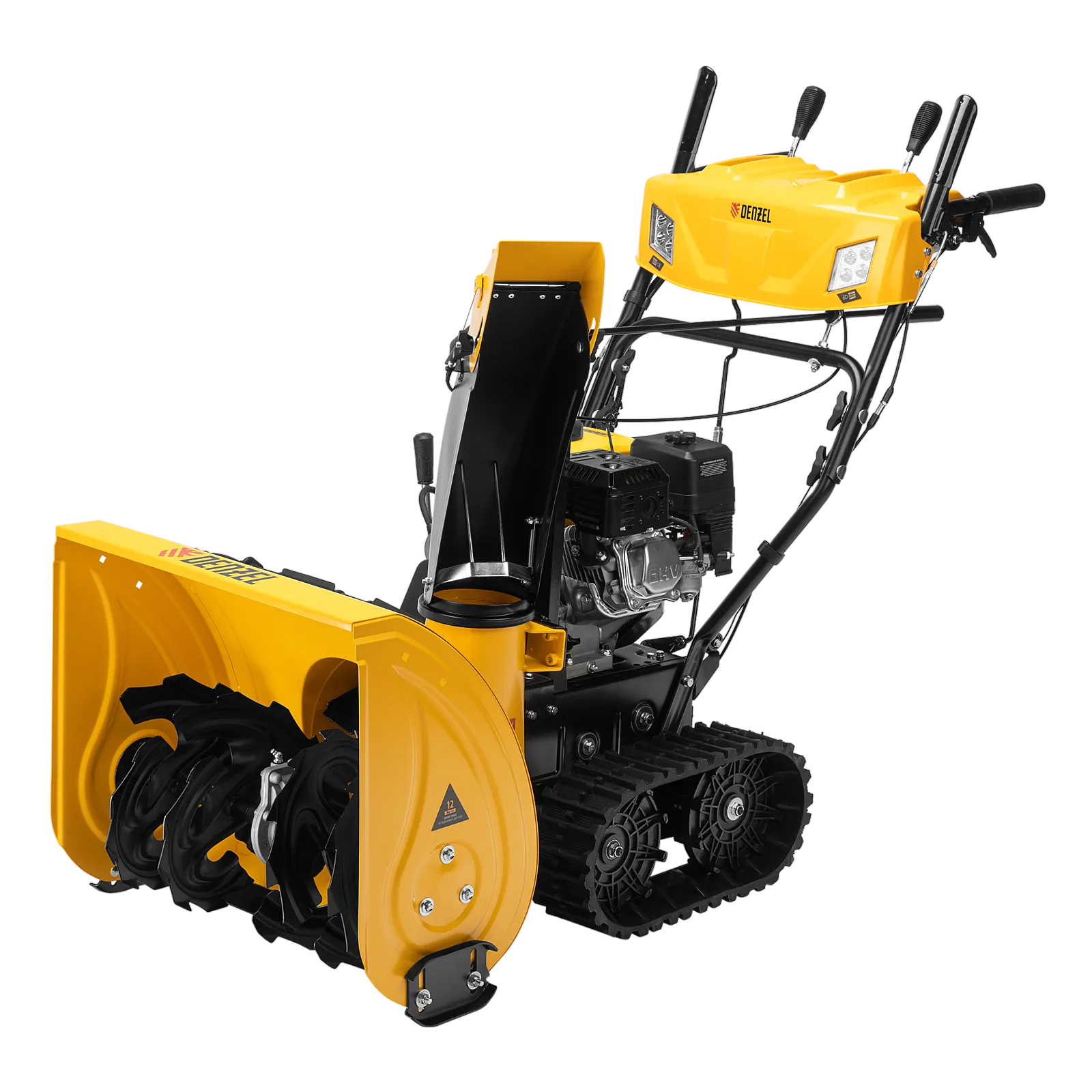 97657 Снегоуборщик бензиновый DENZEL SBM 610DT PRO, 212cc, гусеницы, эл.старт, блок. дифф. DENZEL