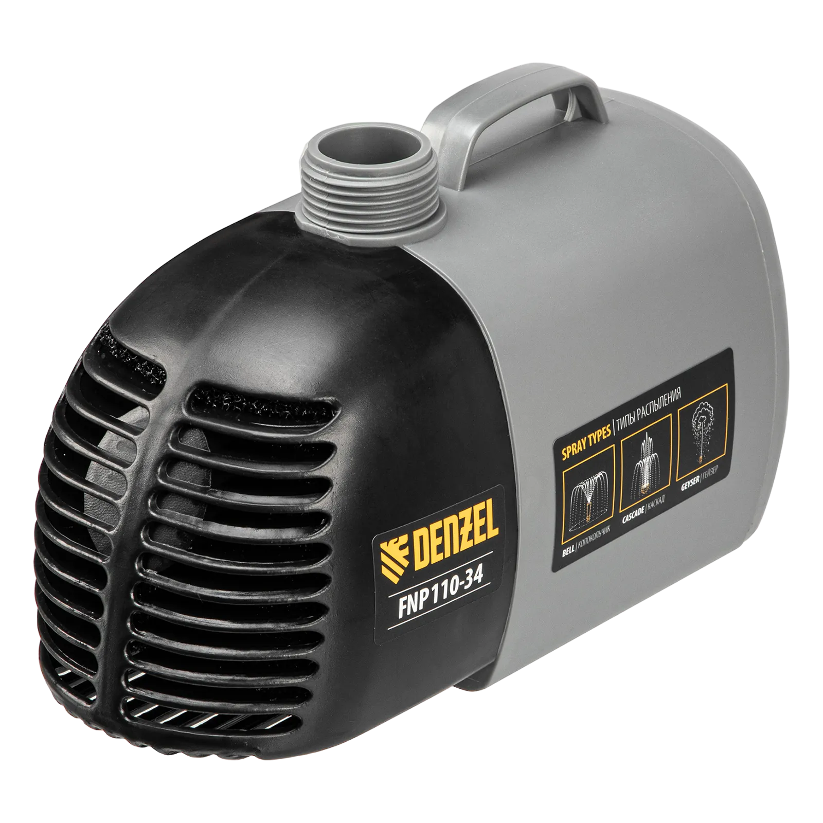 Насос фонтанный DENZEL FNP110-34,…