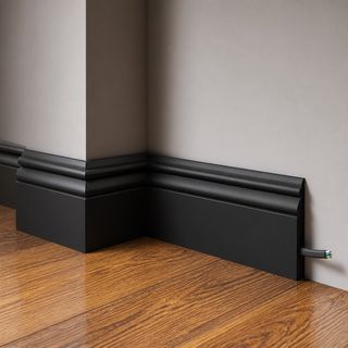 DD50 BLACK Напольный плинтус Décor Dizayn DD50 BLACK Décor Dizayn