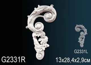 G2331R Декоративный элемент G2331R Перфект