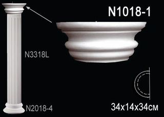 N1018-1 Капитель полуколонны N1018-1 Перфект