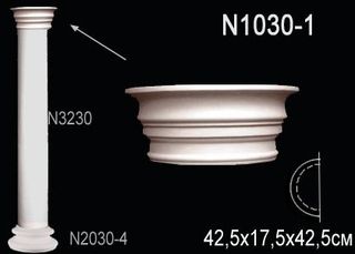 N1030-1 Капитель полуколонны N1030-1 Перфект