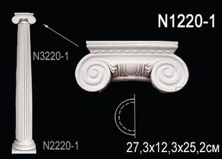 N1220-1 Капитель полуколонны N1220-1 Перфект