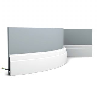 SX155F Гибкий Напольный плинтус Orac Decor SX155F Модерн Orac Decor