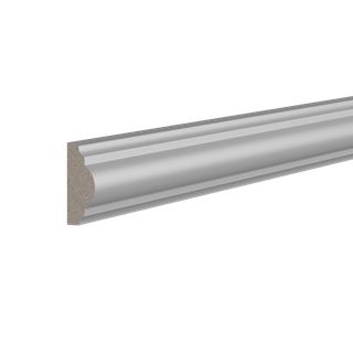 U 0003 P Молдинг Ultrawood U 0003 P белый арт. (2000 х 25 12 мм) Ultrawood